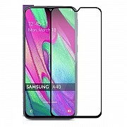 DM Захисне скло Samsung A40 Black (Код товару:9391) Харьков