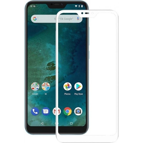 Захисне скло для Xiaomi Mi A2 lite/6 Pro White (Код товару:12556) Харьков - изображение 1