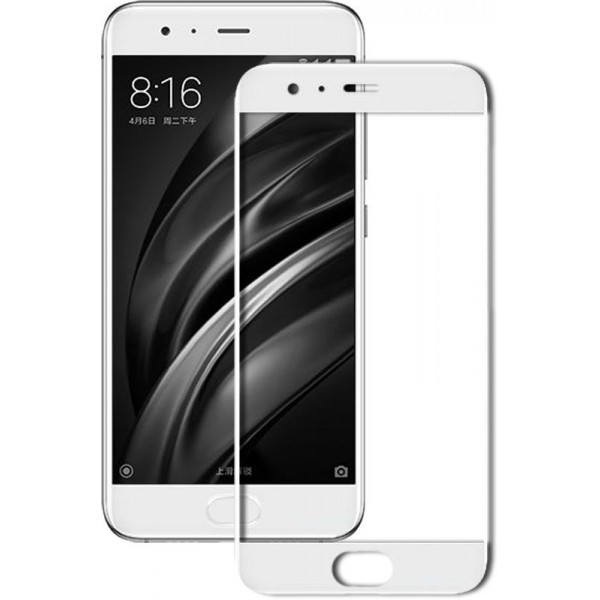 DM Защитное стекло Full Cover Xiaomi Mi6 White (Код товару:3164) Харьков - изображение 1