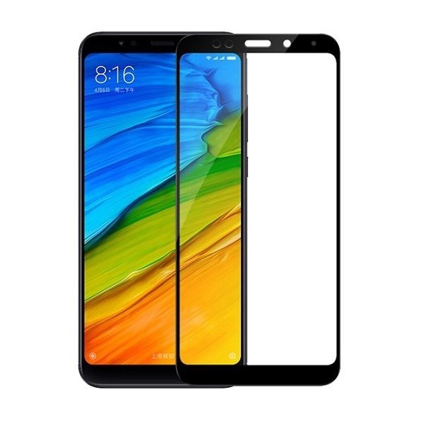 Защитное стекло Xiaomi Redmi 5 Plus Black Харьков - изображение 1