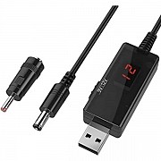 Кабель ArmorStandart USB boost converter DC 5V to 9V 12V + 3.5x1.35 mm connecter для живлення роутер Харьков