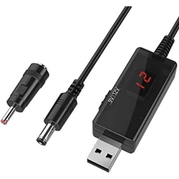 Кабель ArmorStandart USB boost converter DC 5V to 9V 12V + 3.5x1.35 mm connecter для живлення роутер Харьков - изображение 1