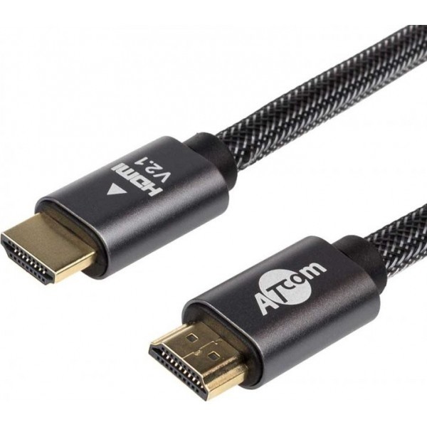 Кабель Atcom Premium HDMI-HDMI ver 2.1 4К 10м Black (23710) (Код товару:19789) Харьков - изображение 1