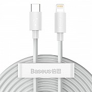 Кабель Baseus Simple Type-C to Lightning PD 20W (2шт.?1.5m White (TZCATLZJ-02) (Код товару:23296) Харьков
