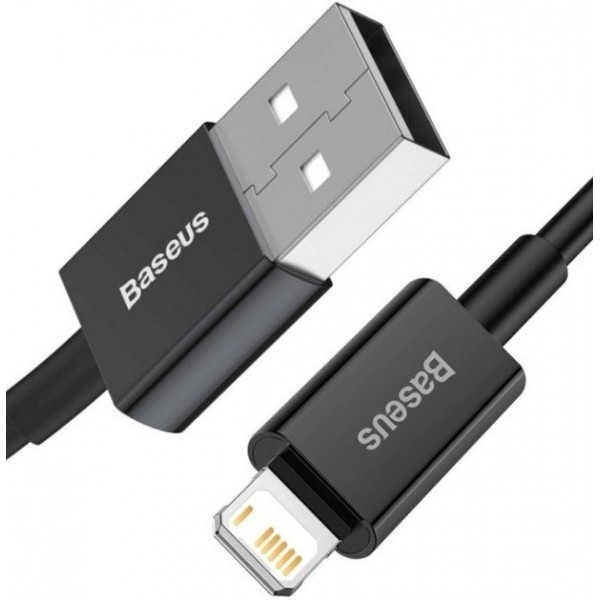 Кабель Baseus Superior USB to Lightning 2.4A 1m Black (CALYS-A01) (Код товару:24061) Харьков - изображение 1