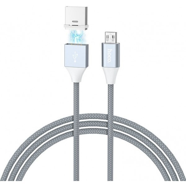 Кабель Hoco U40B USB magnetic to Micro Gray (Код товару:13241) Харьков - изображение 1