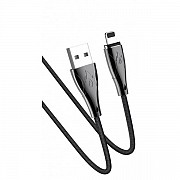 Кабель Hoco U75 Blaze USB to Lightning magnetic Black (Код товару:22059) Харьков