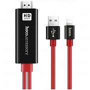 Кабель HOCO UA4 Apple HDMI Black/red (Код товару:14140) Харьков