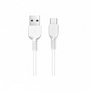 Кабель Hoco X20 Flash USB to Type-C 2A 1m White (Код товару:10245) Харьков