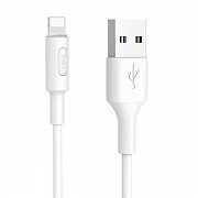 Кабель Hoco X25 Soarer USB to Lightning 2A 1m White (Код товару:10241) Харьков