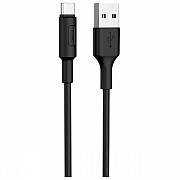 Кабель Hoco X25 Soarer USB to Type-C 2A 1m Black (Код товару:14139) Харьков