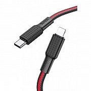 Кабель Hoco X69 Jaeger Type-C to Lightning PD Black/Red (Код товару:22060) Харьков