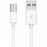 Кабель Long Flash 10mm USB to Type-C для захисних смартфонів 1m White (Код товару:23397) Харьков