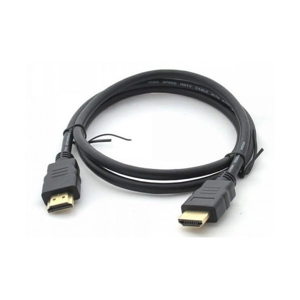 Кабель Merlion HDMI-HDMI, 0.5м Black (YT-HDMI(M)/(M)HS-0.5m/15455) (Код товару:22514) Харьков - изображение 1