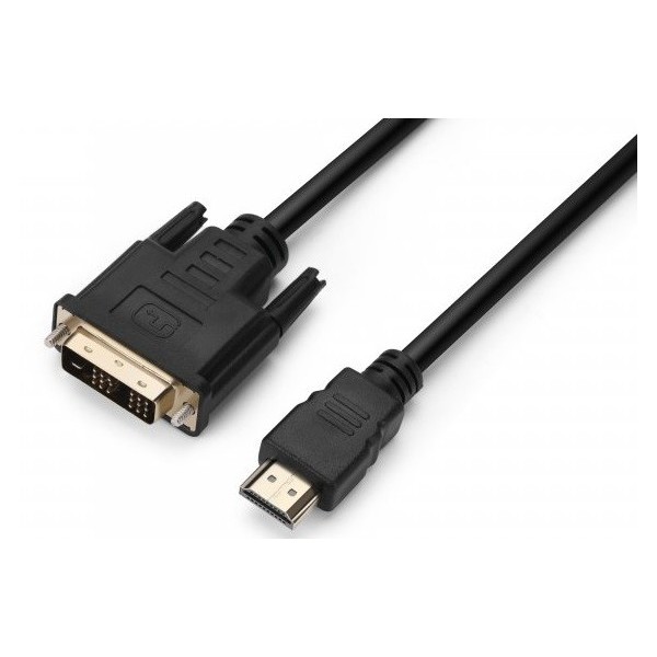 Кабель ProLogix (PR-HDMI-DVI-P-01-30-05m) Premium HDMI-DVI M/M Single Link, 18+1, V1.3, 0.5м (Код то Харьков - изображение 1