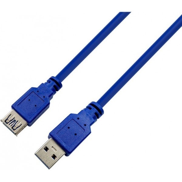 USB подовжувач ProLogix USB 3.0 AM/AF, 1.8м, синій (PR-USB-P-11-30-18m) (Код товару:22010) Харьков - изображение 1