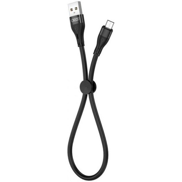 Кабель XO NB179 USB to Micro 2.4A 0.25m Black (Код товару:20757) Харьков - изображение 1