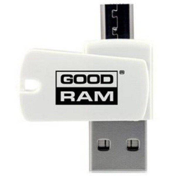 Кардрідер Goodram AO20 USB2.0 White (AO20-MW01R11) (Код товару:22662) Харьков - изображение 1