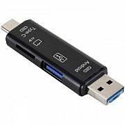 Кардрідер USB 3.0 3 in 1 Black (Код товару:23036) Харьков