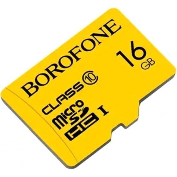 Карта пам'яті Borofone microSDHC 16GB TF High Speed Class 10 (Код товару:23949) Харьков - изображение 1