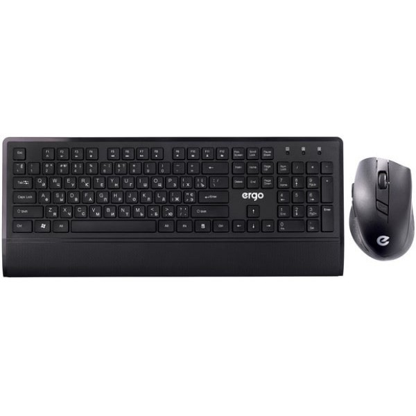 Комплект (клавіатура, мишка) ERGO KM-650WL USB Black (Код товару:26000) Харьков - изображение 1