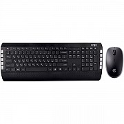 Комплект (клавіатура, мишка) ERGO KM-850WL USB Black (Код товару:26002) Харьков