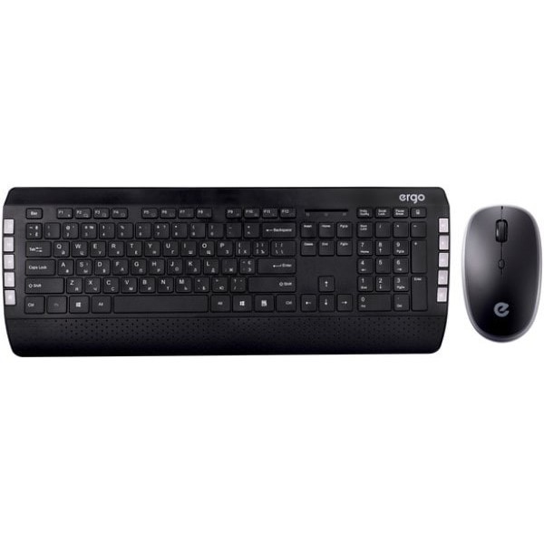 Комплект (клавіатура, мишка) ERGO KM-850WL USB Black (Код товару:26002) Харьков - изображение 1