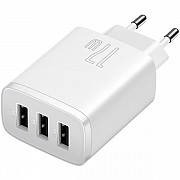 Мережевий зарядний пристрій Baseus Compact 3USB 17W White (CCXJ020102) (Код товару:23002) Харьков