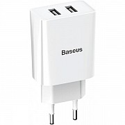 Мережевий зарядний пристрій Baseus Speed Mini Dual U Charger 10.5W EU White (CCFS-R02) (Код товару:1 Харьков