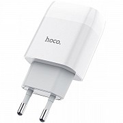 Мережевий зарядний пристрій Hoco C73A Glorious 2USB 2.4A 12W EU White (Код товару:15819) Харьков