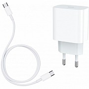 Мережевий зарядний пристрій Jellico AK180 USB-C 20W + Type-C to Type-C cable White (Код товару:18465 Харьков