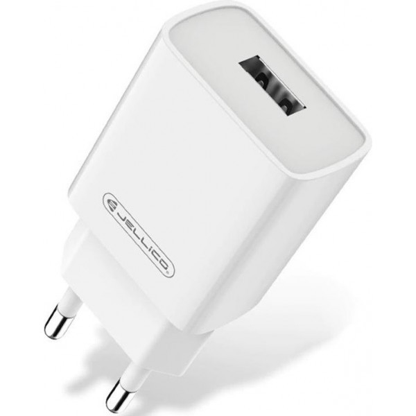 Мережевий зарядний пристрій Jellico AQC33/AQC34 1USB QC3.0 3A + cable Micro White (Код товару:21771) Харьков - изображение 1