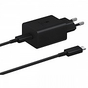 Мережевий зарядний пристрій Samsung Compact Power Adapter 45W Type-C + cable Type-C Black (EP-T4510X Харьков