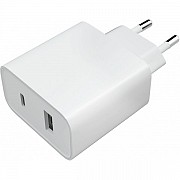 Мережевий зарядний пристрій Xiaomi Mi 33W USB+Type-C EU White (BHR4996GL) (Код товару:25150) Харьков