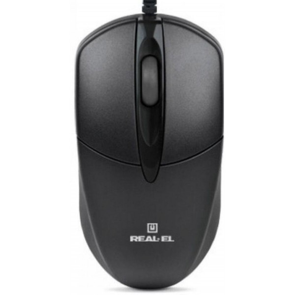 Мишка REAL-EL RM-211 USB Black (Код товару:13920) Харьков - изображение 1