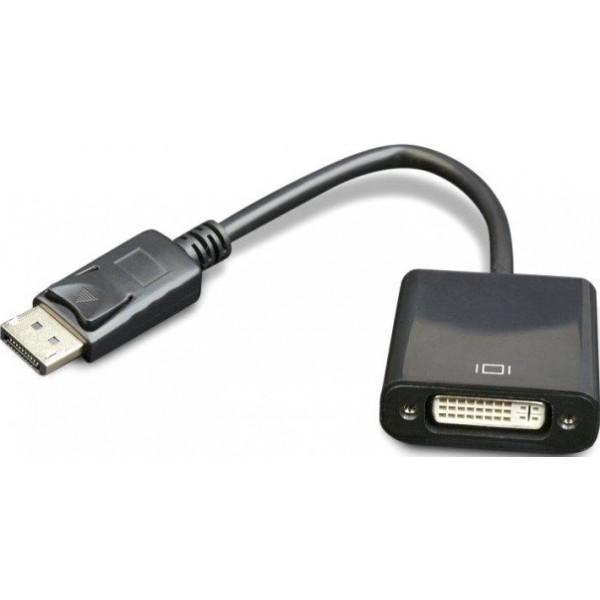 Перехідник Cablexpert DisplayPort-DVI, 0.1м, Чорний (A-DPM-DVIF-002) (Код товару:22666) Харьков - изображение 1