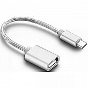 DM Адаптер OTG USB to Type-C 0.1m Gold (Код товару:25464) Харьков