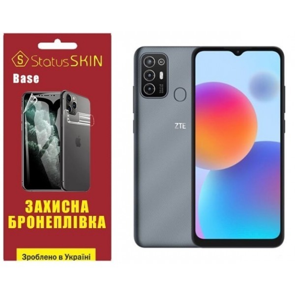 Поліуретанова плівка StatusSKIN Base на екран ZTE Blade A52 Глянцева (Код товару:25940) Харьков - изображение 1