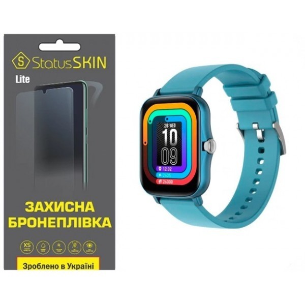 Поліуретанова плівка StatusSKIN Lite на екран Globex Smart Watch Me3 Глянцева (Код товару:25749) Харьков - изображение 1