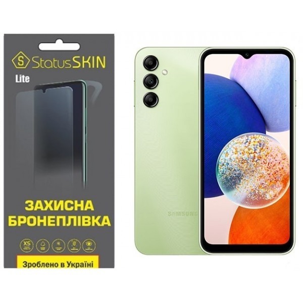 Поліуретанова плівка StatusSKIN Lite на екран Samsung A14 A145/A14 5G A146 Глянцева (Код товару:2560 Харьков - изображение 1