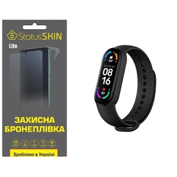 Поліуретанова плівка StatusSKIN Lite на екран Xiaomi Mi Band 6 Глянцева (Код товару:25449) Харьков - изображение 1