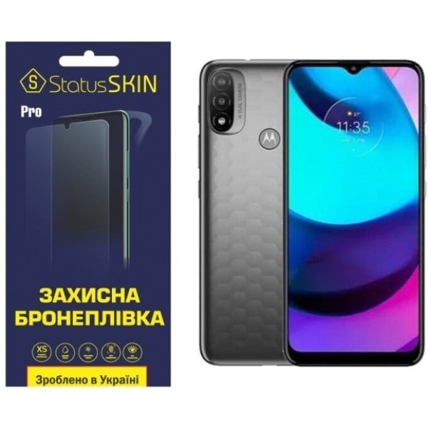 Поліуретанова плівка StatusSKIN Base на екран Motorola E20 Глянцева (Код товару:23337) Харьков - изображение 1