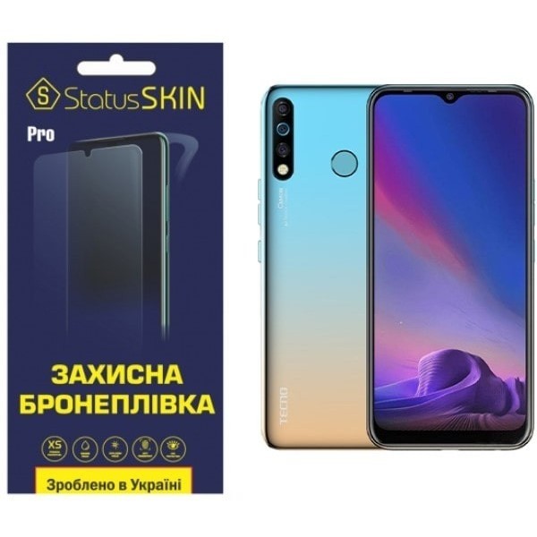 Поліуретанова плівка StatusSKIN Pro для Tecno Camon 12 Глянцева (Код товару:24634) Харьков - изображение 1