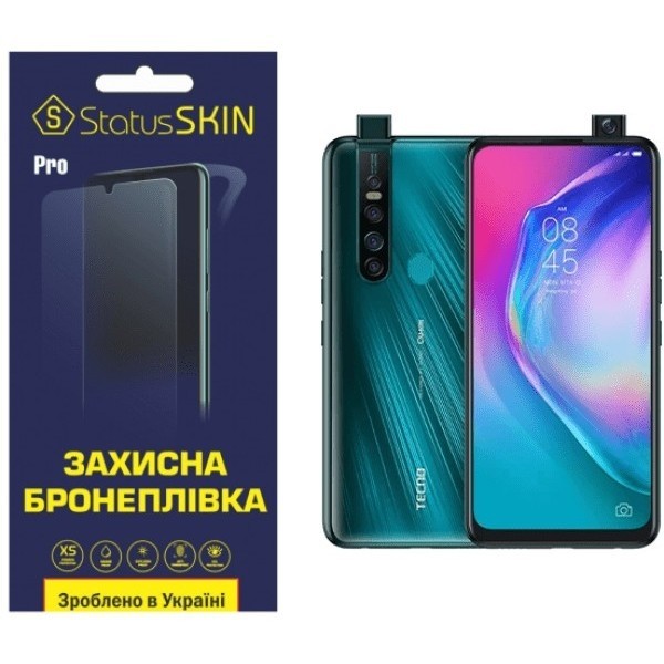 Поліуретанова плівка StatusSKIN Pro для Tecno Camon 15 Pro Глянцева (Код товару:24646) Харьков - изображение 1