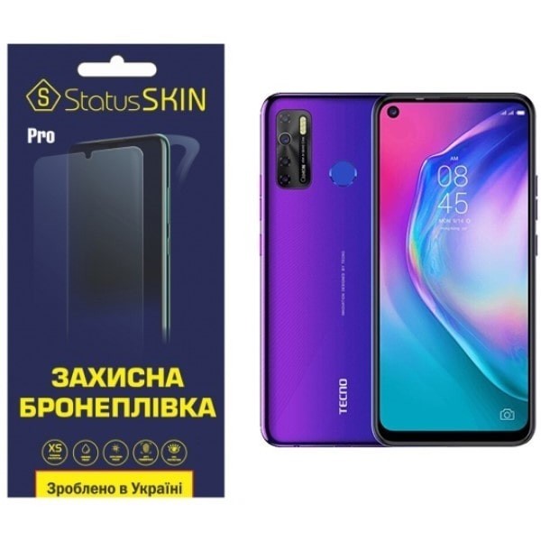 Поліуретанова плівка StatusSKIN Pro для Tecno Camon 15 Глянцева (Код товару:24640) Харьков - изображение 1