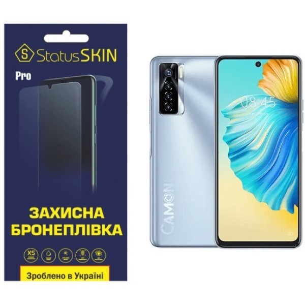 Поліуретанова плівка StatusSKIN Pro для Tecno Camon 17 Pro Глянцева (Код товару:24650) Харьков - изображение 1