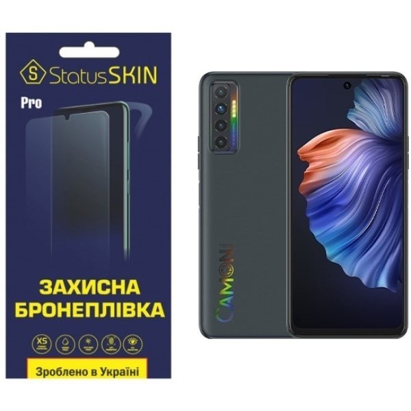 Поліуретанова плівка StatusSKIN Pro для Tecno Camon 17P Глянцева (Код товару:24652) Харьков - изображение 1