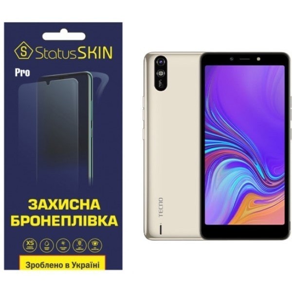 Поліуретанова плівка StatusSKIN Pro для Tecno Pop 2 Plus Глянцева (Код товару:24686) Харьков - изображение 1