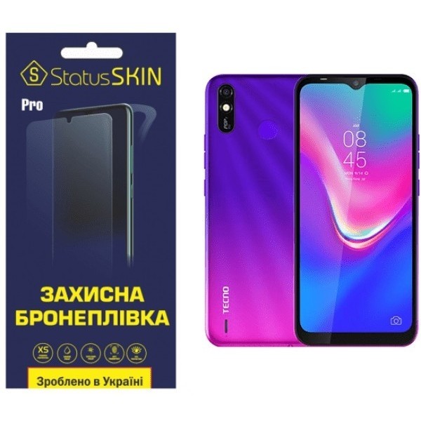 Поліуретанова плівка StatusSKIN Pro для Tecno Pop 3 Plus Глянцева (Код товару:24690) Харьков - изображение 1