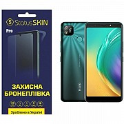 Поліуретанова плівка StatusSKIN Pro на екран Tecno Pop 4 (BC2) Глянцева (Код товару:24692) Харьков